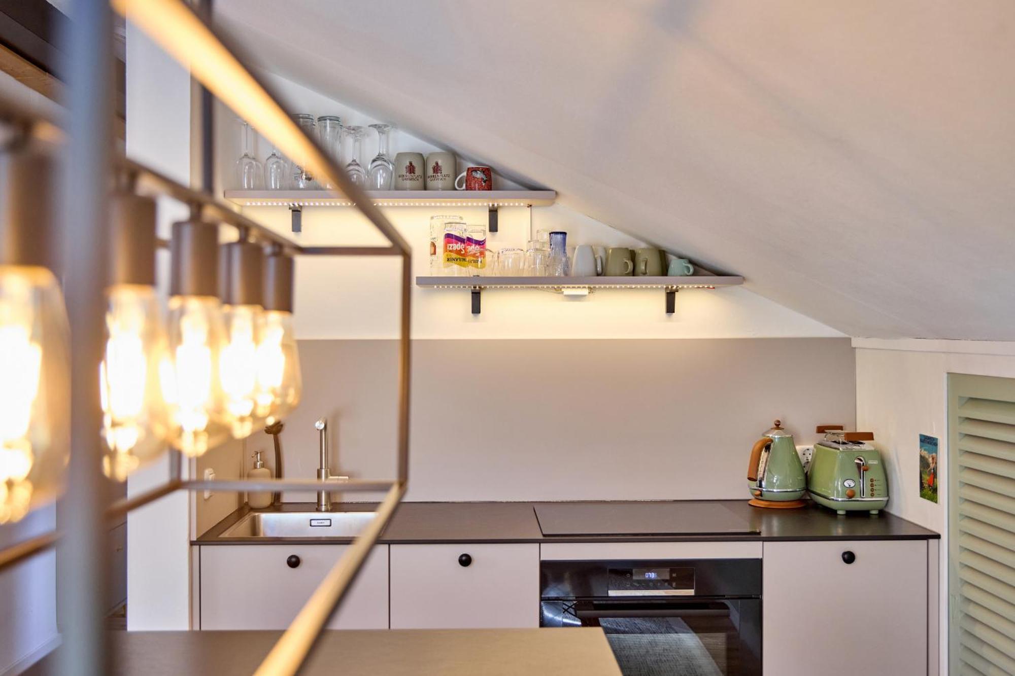 Hausberg Nest Apartment การ์มิช-พาร์เทนเคียร์เชน ภายนอก รูปภาพ